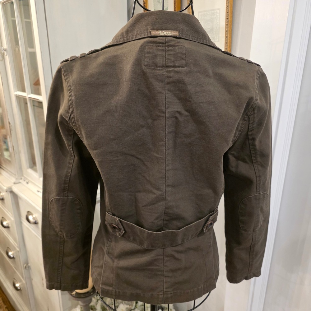 STAR JEANS Y2K Military-Inspired Jacket‎ Sz S Cargo Blazer Grunge Streetwear - Picture 2 of 7
